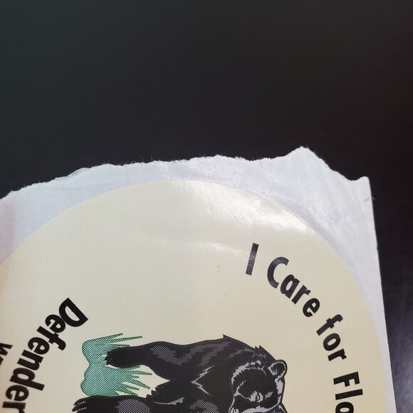 I Care for Florida's Bear Sticker 3" - Defenders Of Wildlife - Defenders.org - Picture 4 of 5